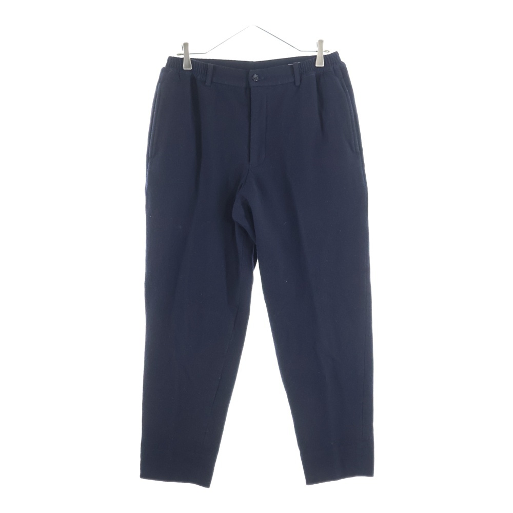 20AW AD2020 ウール混 テーパードスラックスパンツ ネイビー DF-P041 Bランク