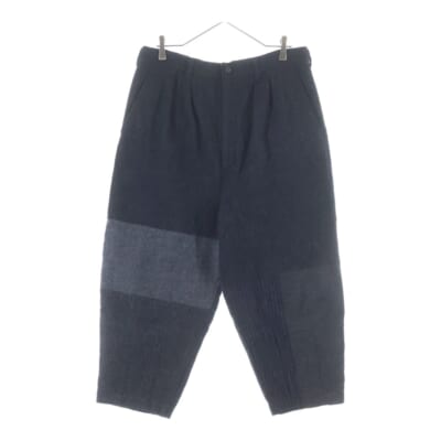 23AW AD2023 ウール テーパードスラックスパンツ ブラック HL-P024 Bランク