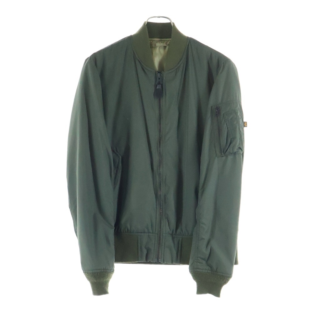 ×LIMONTA MA-1 リモンタ ナイロンボンバージャケット カーキ Bランク