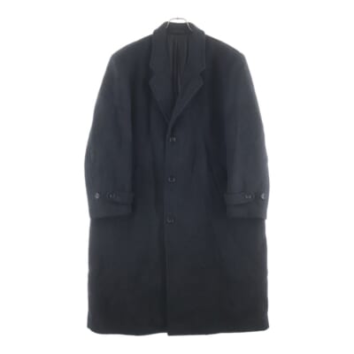 80〜90S ネップ加工 ダブルポケット ウールチェスターコート グレー HC-080130 Bランク