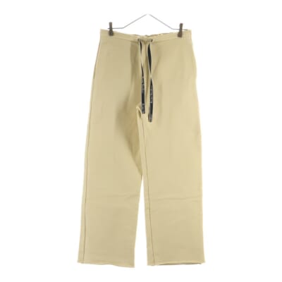 FADED BLACK FLEECE TROUSERS フェイディッド ドローストリング ロゴデザイン フリースパンツ イエロー FN-WN-TROU000169 Bランク