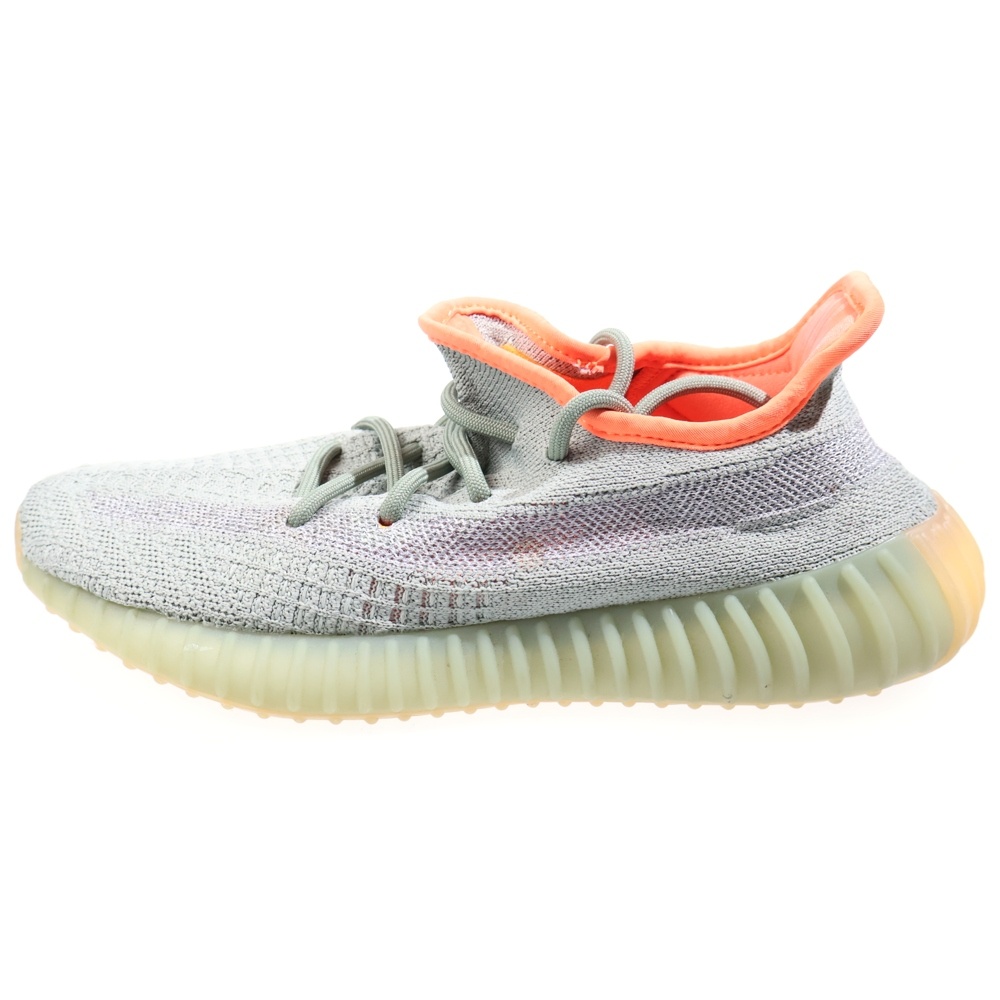 YEEZY BOOST 350 V2 DESERT SAGE イージーブースト デザートセージ ローカットスニーカー レディース カーキ/オレンジ US6.5/24.5cm FX9035 Bランク