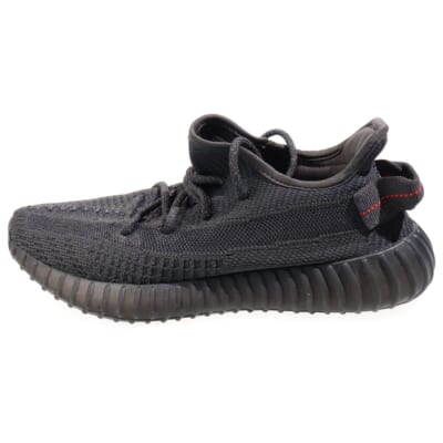 YEEZY BOOST 350 V2 BLACK イージーブースト ローカットスニーカー ブラック US7/25cm FU9006 Bランク