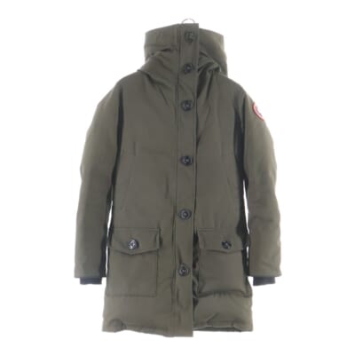 BRONTE PARKA ブロンテパーカ コヨーテファー フーディダウンジャケット レディース カーキ 2600JL R Bランク