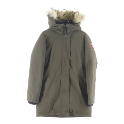 VICTORIA PARKA ヴィクトリアパーカ ファーフーデッド ダウンジャケット レディース ブラウン 3037 JL R Bランク