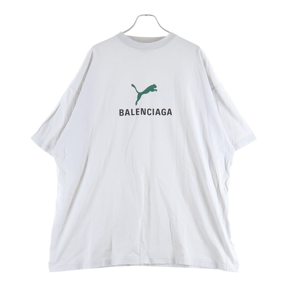 ×PUMA プーマ ダーティエフェクト オーバーサイズド 半袖Tシャツ グレー 831305 Aランク