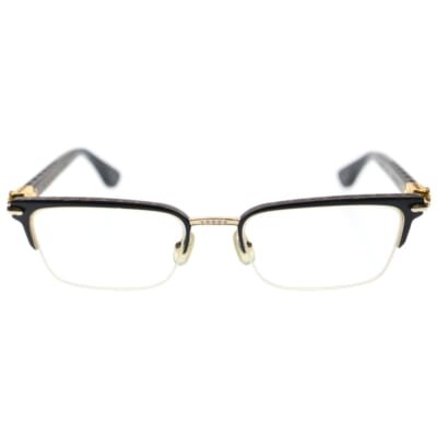 SUGAR WALLS シュガーウォール CHクロステンプル フレーム 度あり サングラス メガネ 眼鏡 アイウェア ブラック/ゴールド Bランク