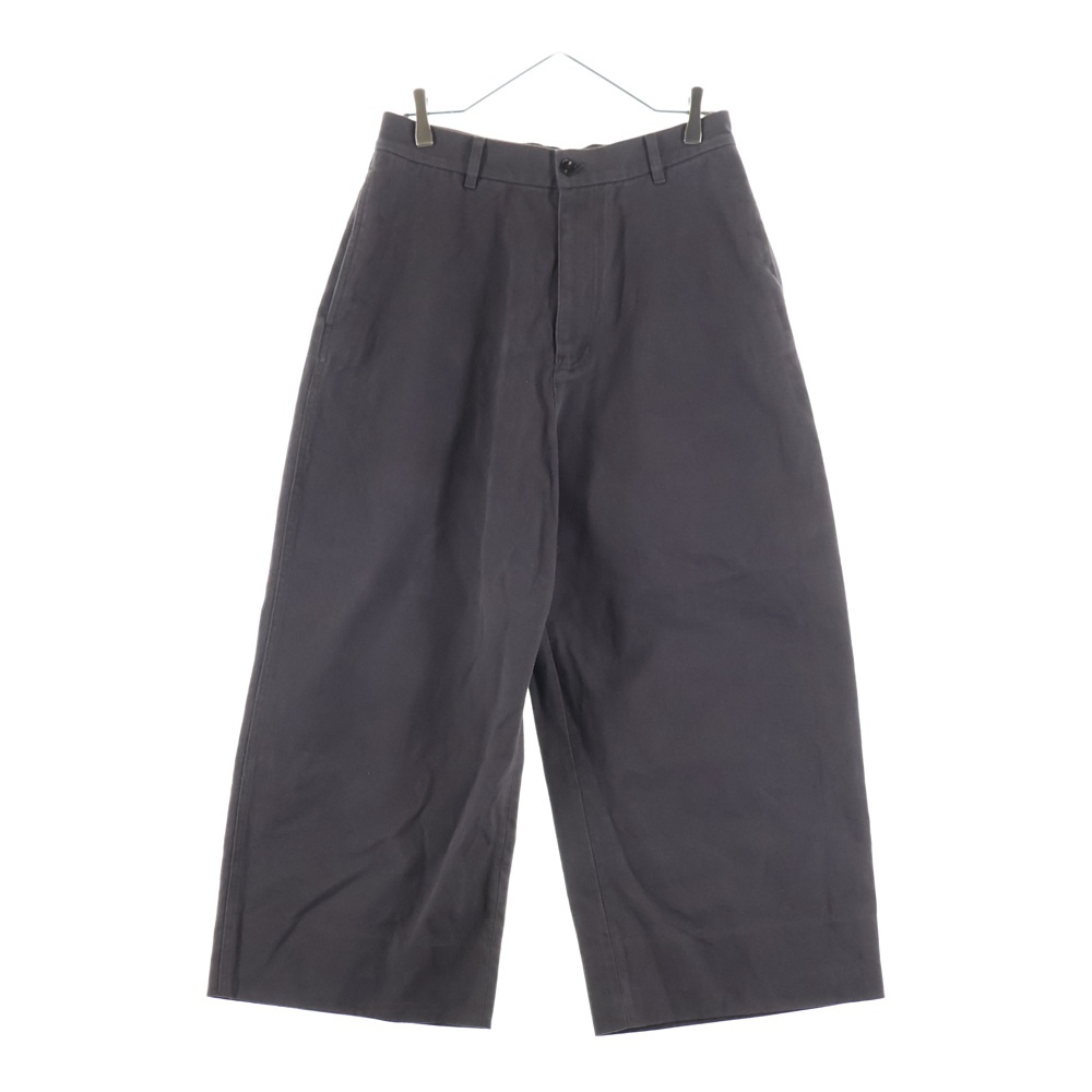 TWILL TROUSERS ツイル トラウザーズ ワイドパンツ グレー FN-MN-TROU001008 Bランク