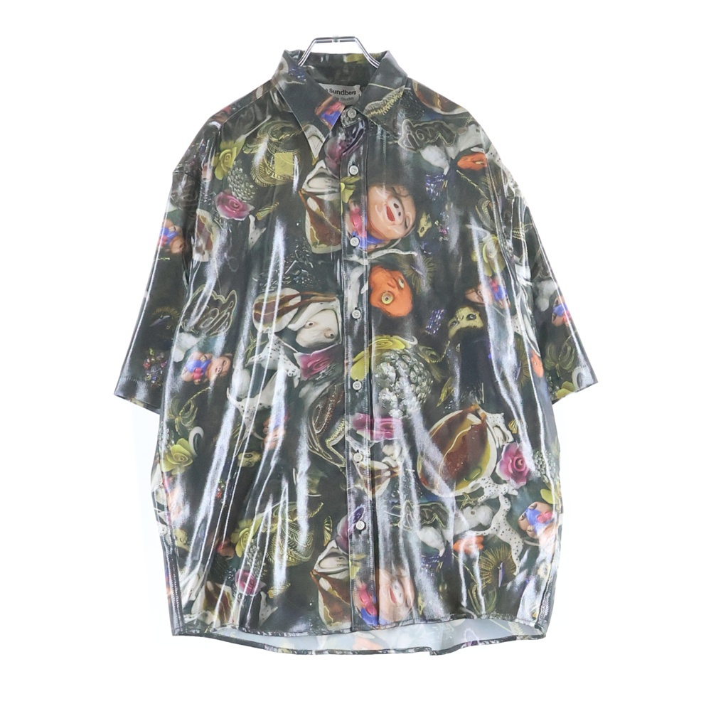 24SS × Per B Sundberg Short Sleeve Shirt パー B スンドベルグ 総柄 半袖 シャツ マルチ FN-MN-SHIR000763 Aランク
