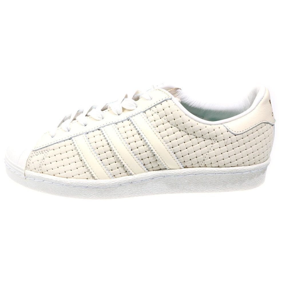 ×ARROW & BEAST SUPERSTAR ADV WONDER WHITE アローアンドビースト スーパースター ワンダー ローカットスニーカー アイボリー/ホワイト US8/26cm JS2593 Sランク