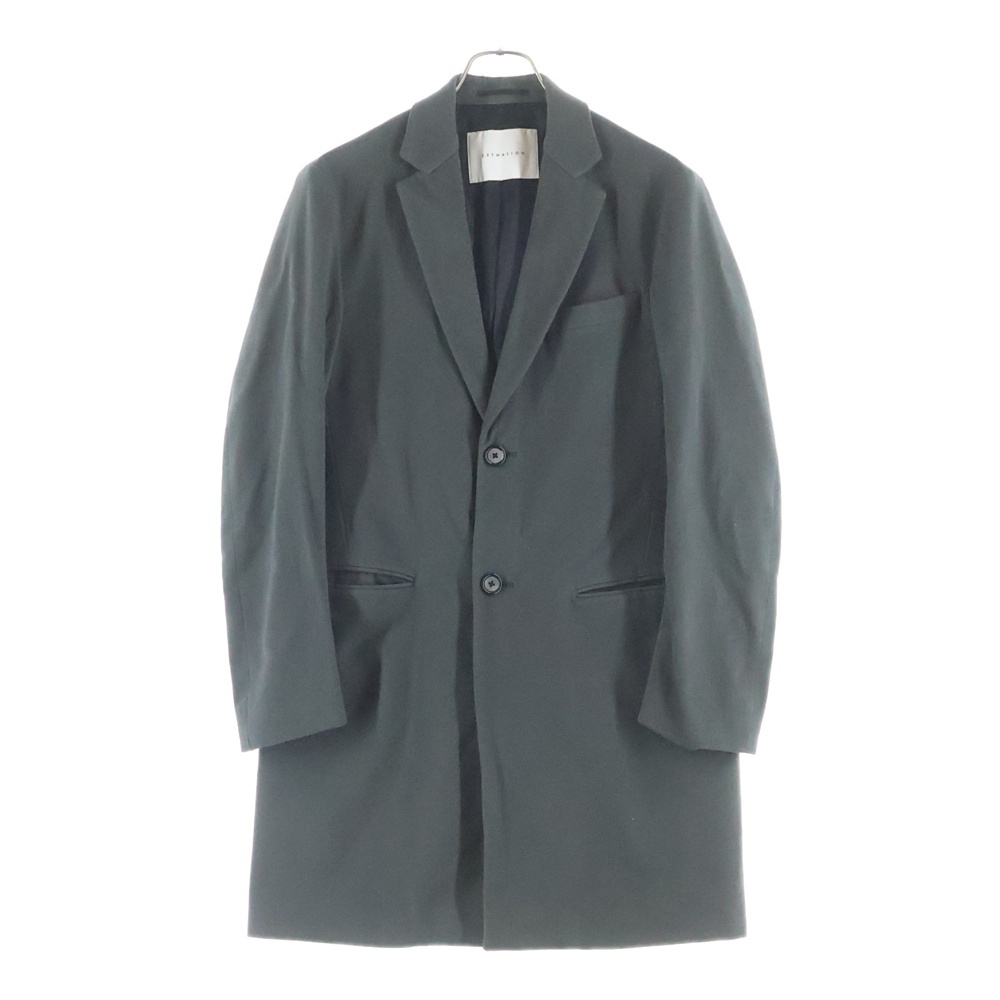 Loro Piana ロロピアーナ ウール チェスターコート グレー Aランク