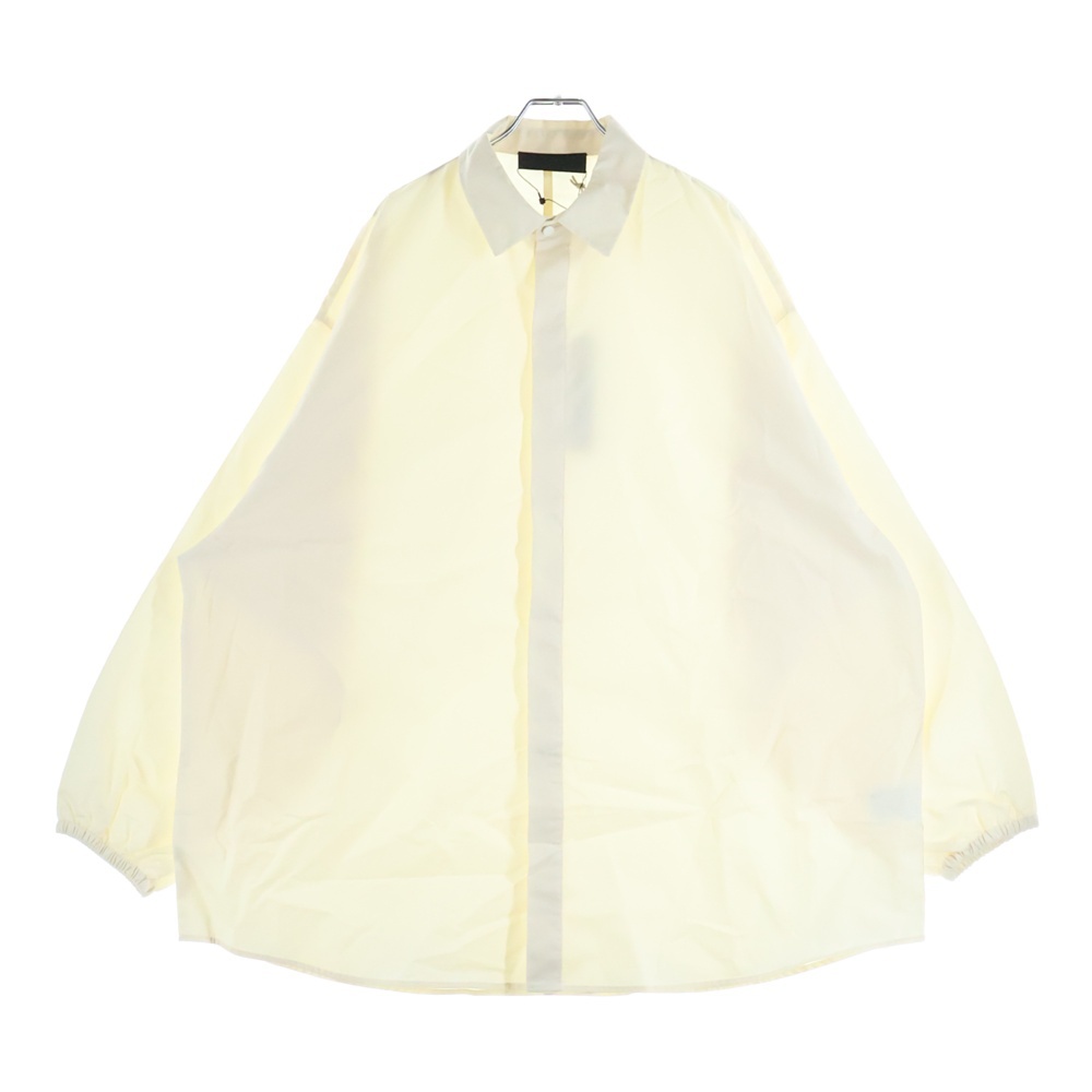 ポリコットン ロング長袖シャツ アイボリー 669-10059010 Sランク