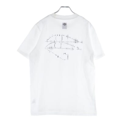 18AW Horus T shirt アワーズ プリント クルーネック半袖Tシャツ カットソー ホワイト Bランク
