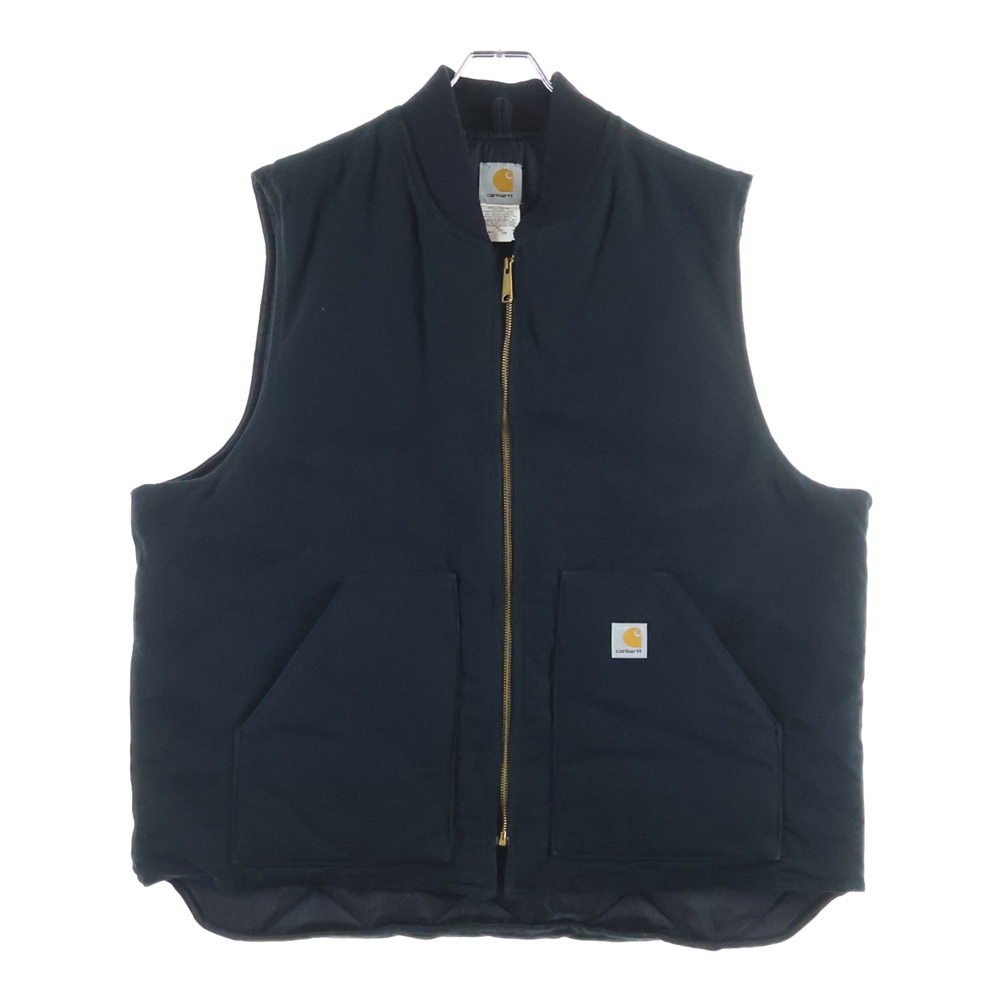 00S VINTAGE DUCK VEST USA製 ヴィンテージ ロゴデザイン ダックベスト ブラック V01 BLK Bランク
