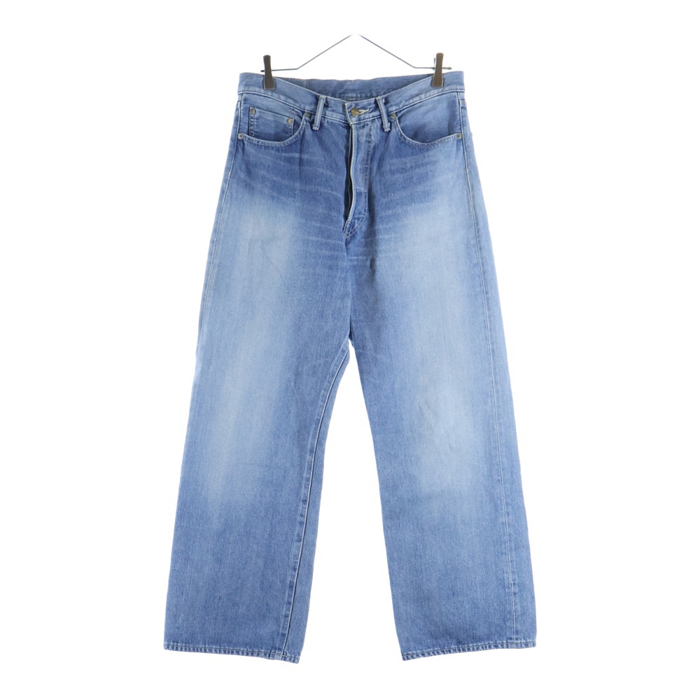 SALVAGE DENIM FIVE POCKET WIDE STRAIGHT PANTS セルビッチ 5ポケット ワイドストレート デニム パンツ インディゴ GU243-40184LB Bランク
