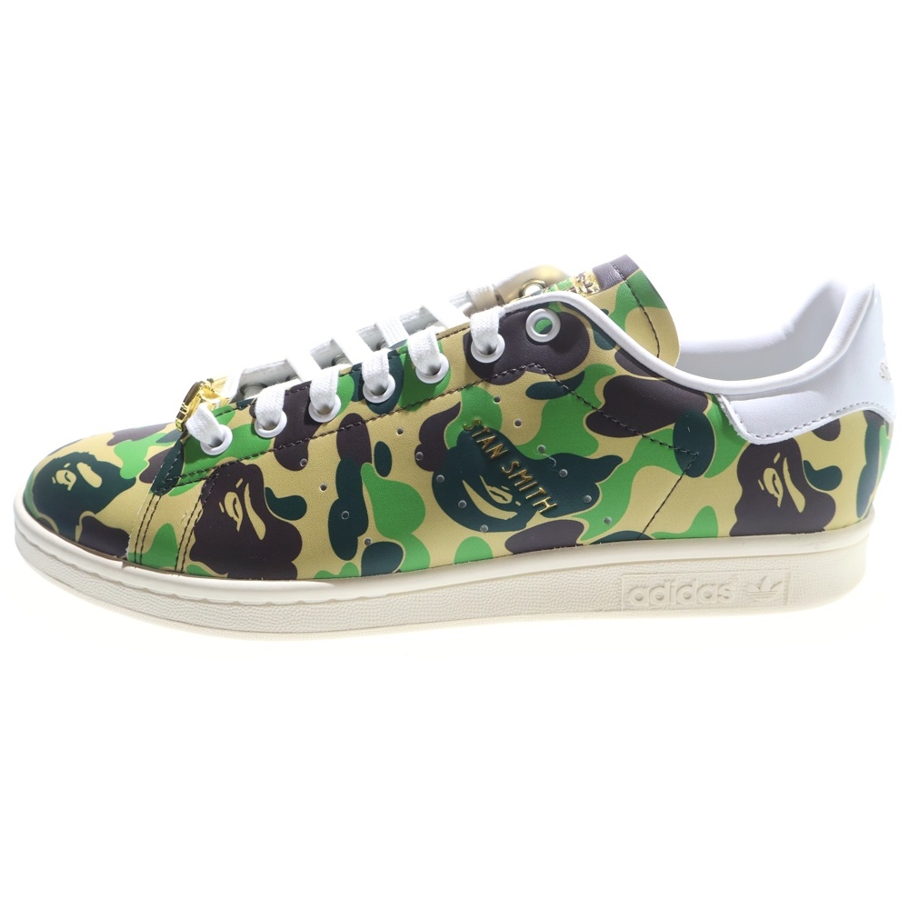 ×A BATHING APE STAN SMITH ABC CAMO ア ベイシングエイプ スタンスミス カモ柄 ローカットスニーカー マルチ US9/27cm IG8949 Sランク