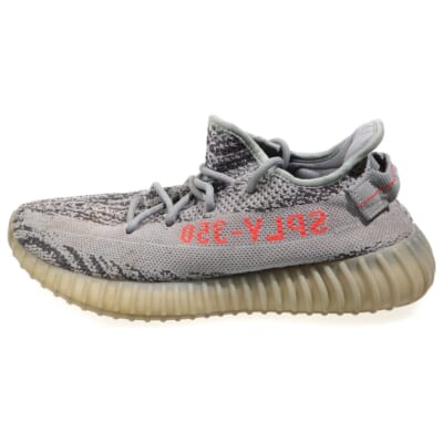 YEEZY BOOST 350 V2 BELUGA 2.0 イージーブースト 350 V2 ベルーガ ローカットスニーカー グレー US7.5/25.5cm AH2203 Bランク