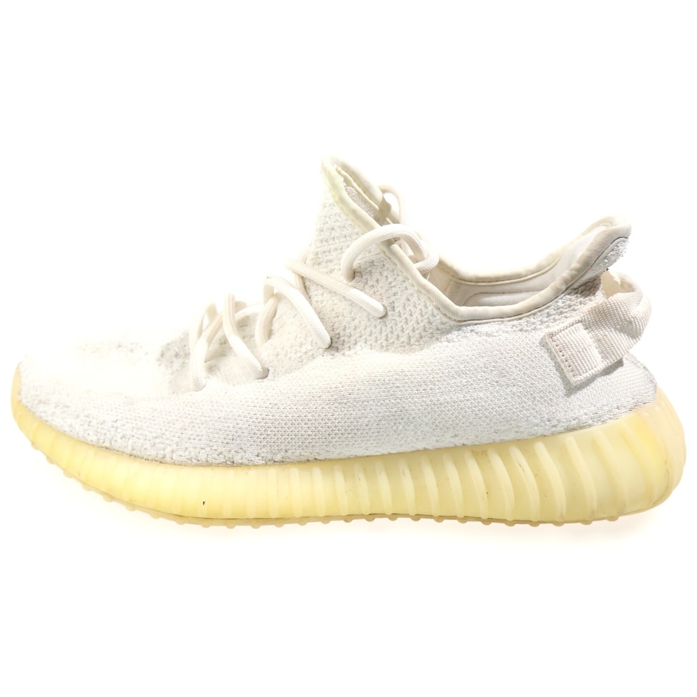 YEEZY BOOST 350V2 CREAM WHITE イージーブースト ローカットスニーカー ホワイト US8.5/26.5cm CP9366 Bランク