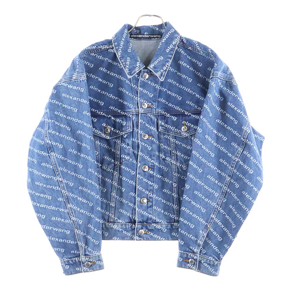 ALL OVER LOGO DENIM JACKET オールオーバーロゴ 総柄 デニム トラッカージャケット インディゴ Aランク