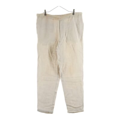 ドローコード リネン パンツ ベージュ Bランク