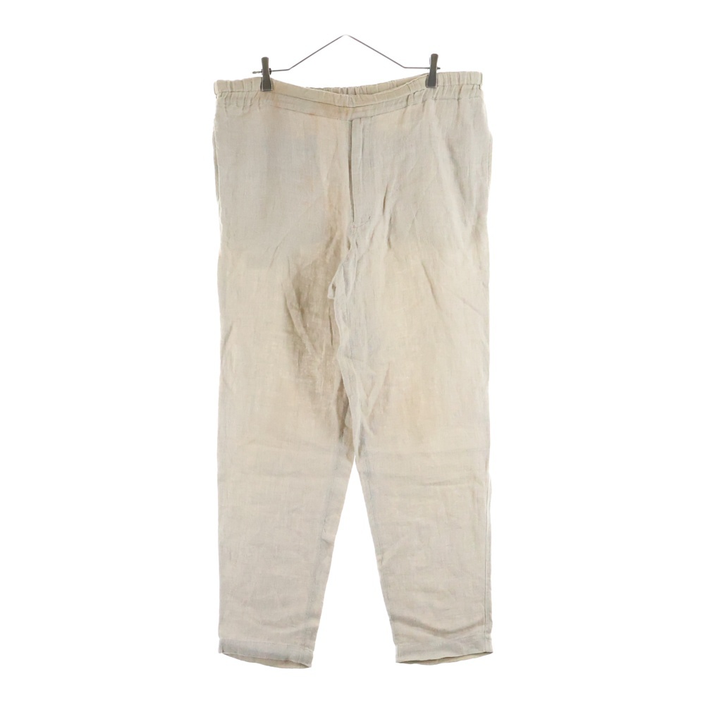 ドローコード リネン パンツ ベージュ Bランク