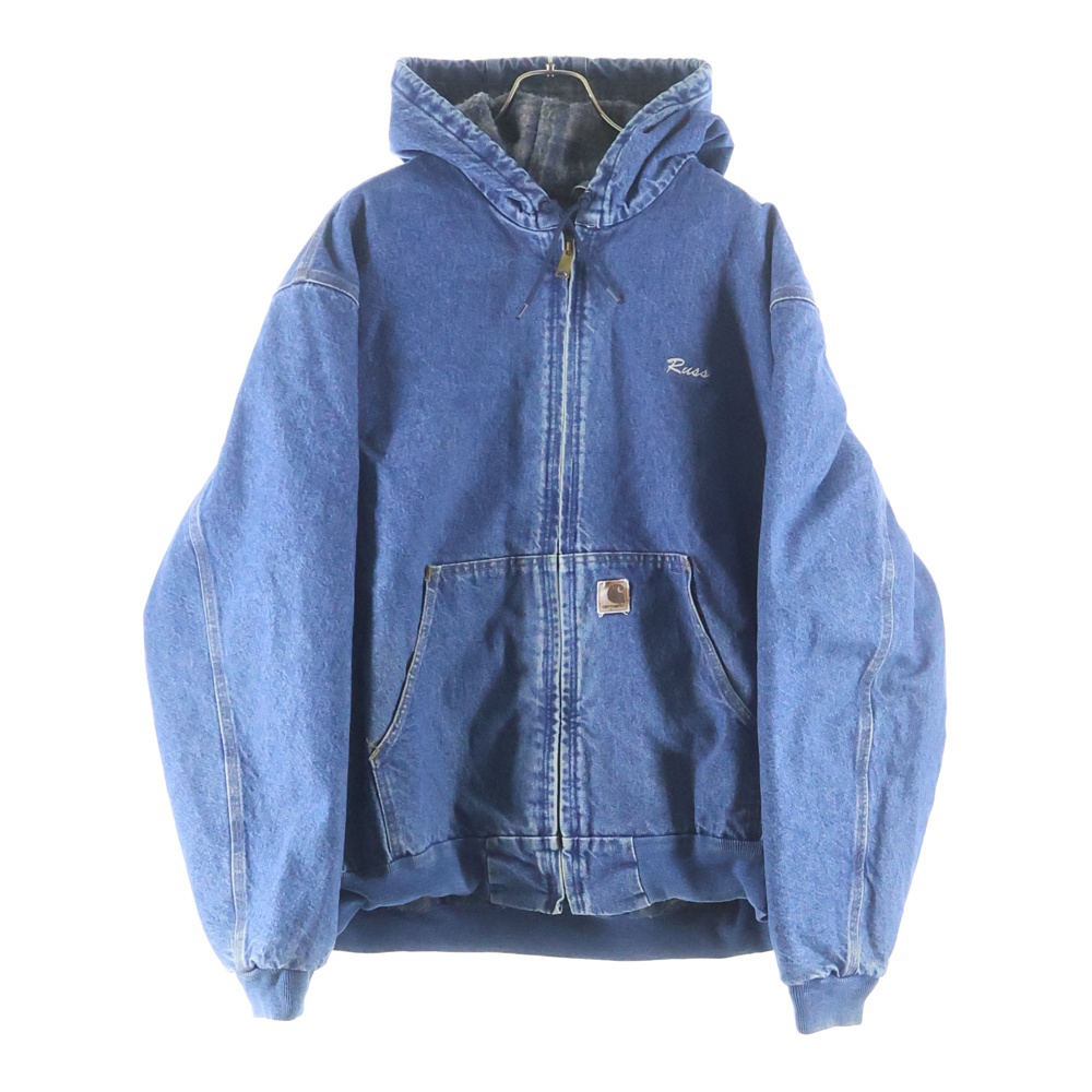 00s VINTAGE ACTIVE JACKET ヴィンテージ アクティブジャケット デニムジップアップパーカー インディゴ J139 DST Bランク