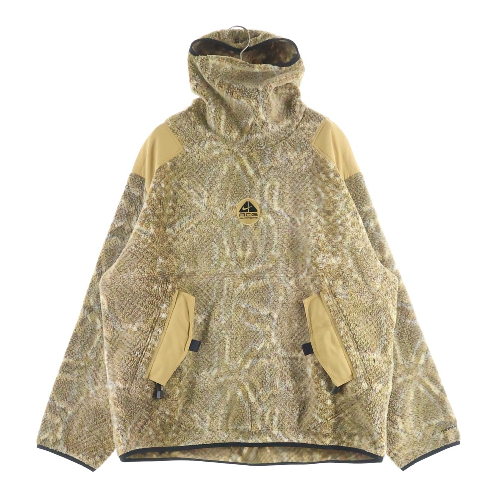 22AW ×NIKE ACG Fleece Pullover ナイキ エーシージー フリースプルオーバージャケット パーカー ブラウン DN3256-277 Bランク