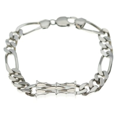 ×CAREERING BRACELET WM-CR-BL01 ×キャリアリング チェーンブレスレット シルバー Sランク