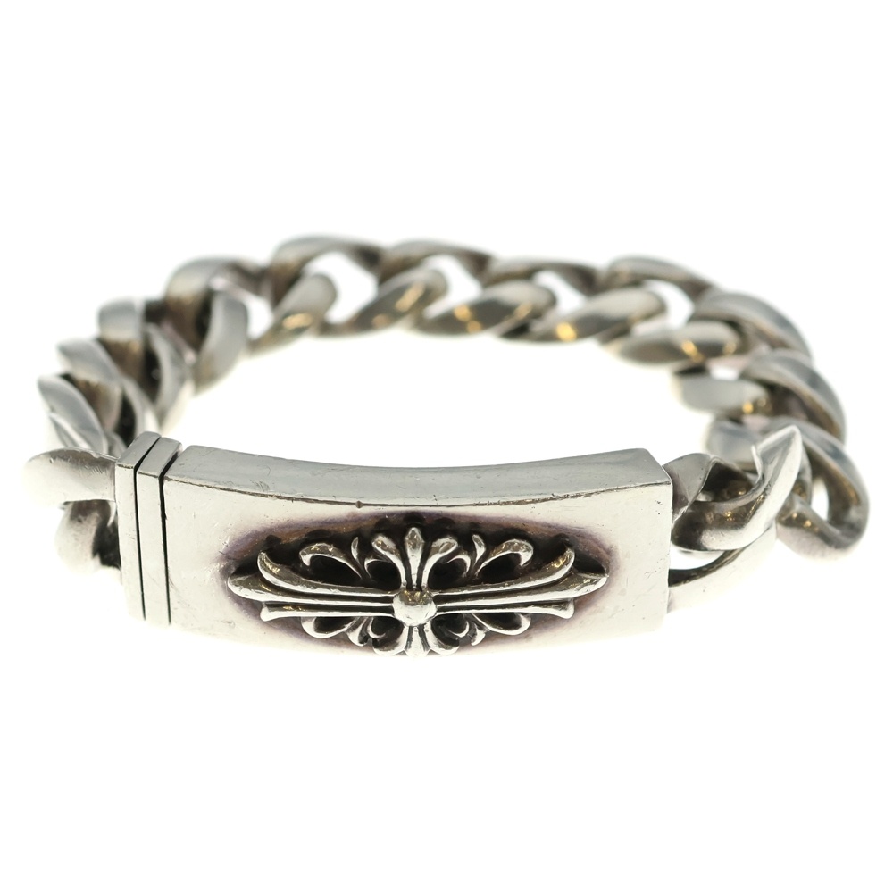 ID FLORAL CRS フローラルクロスIDクラシックリンク ブレスレット 13LINK シルバー BCA164 Bランク