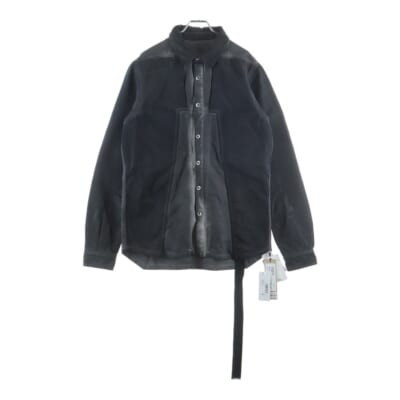 SPLINTERED SHIRT DU02D2298CSLV88 スプリンタード 長袖シャツ ブラック Sランク