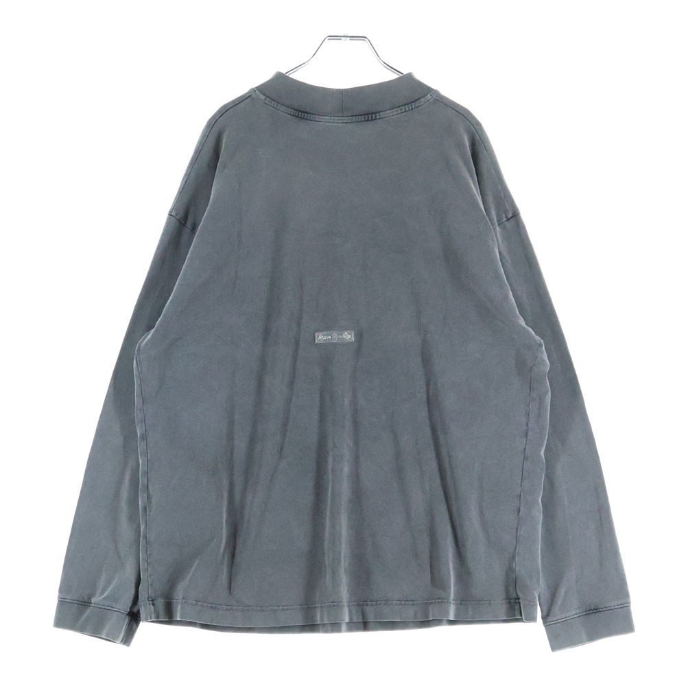 Relax Rubber L/S T-Shirt リラックスラバーロゴ 長袖Tシャツ ロンT グレー FN-UX-TSHI000020 CL0220- Aランク