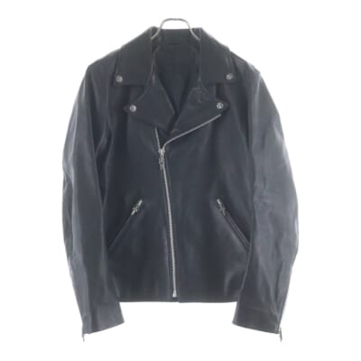 DSMG限定 BASIC MOTO ベーシックモト ホースレザーライダースジャケット ブラック Aランク