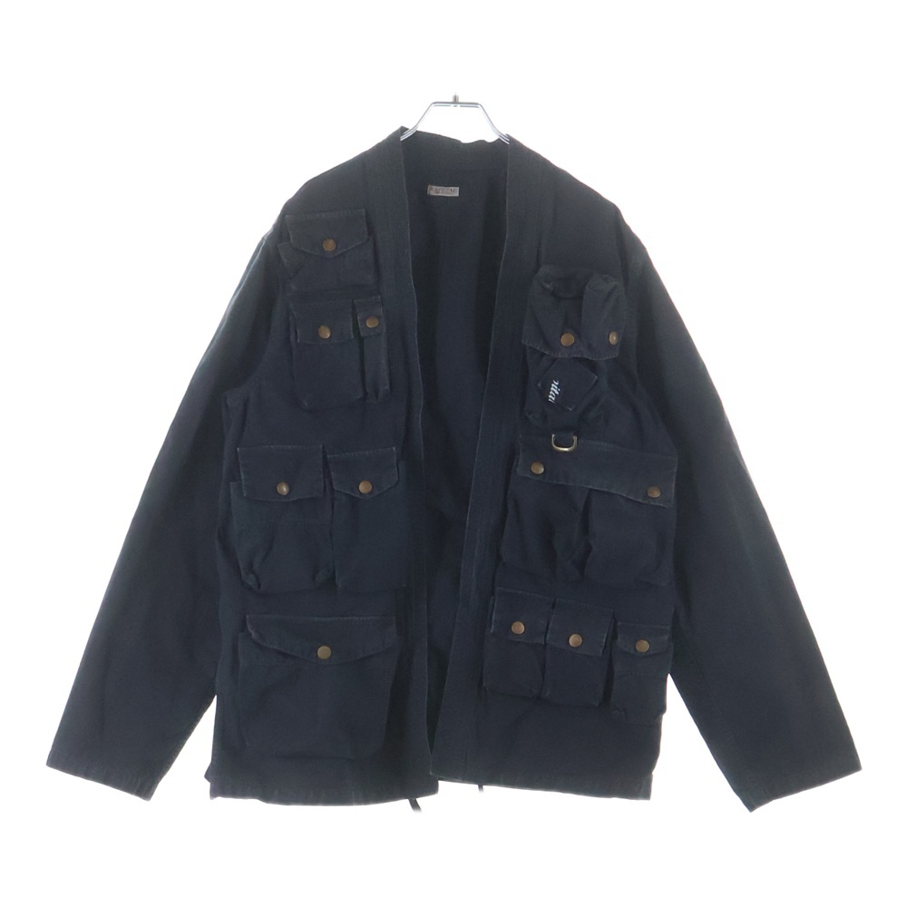 RIP STOP FISHING KIMONO EK-897 リップストップ フィッシング キモノジャケット ブラック Bランク