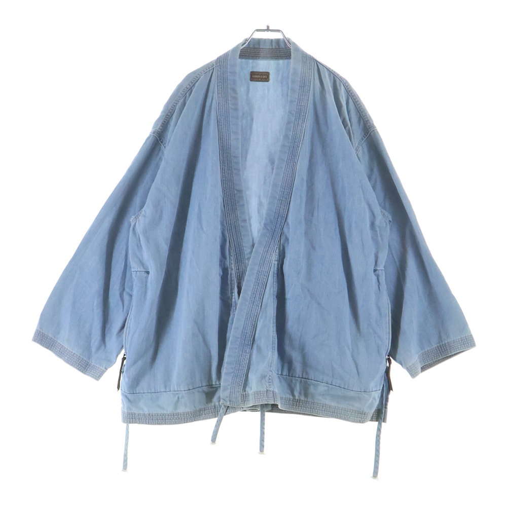 Denim Kakashi Shirt K2203LS044 デニム カカシ 長袖シャツ カーディガン インディゴブルー Bランク