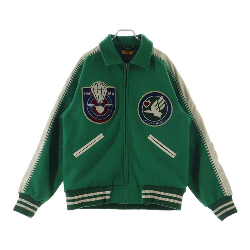 25SS MILITARY JACKET ウールミリタリージャケット ブルゾン グリーン HM30JK018 Bランク