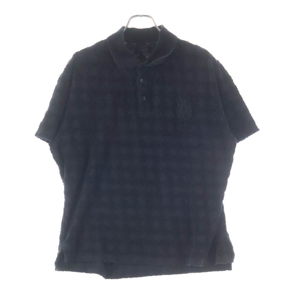 MA Quad AMJYPO1015 クワッドタオルポロシャツ ブラック Bランク