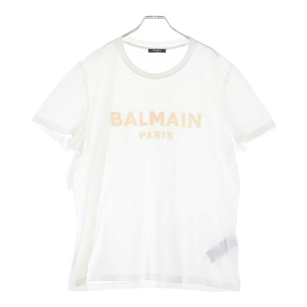 エンボスロゴ 半袖Tシャツ ホワイト Bランク