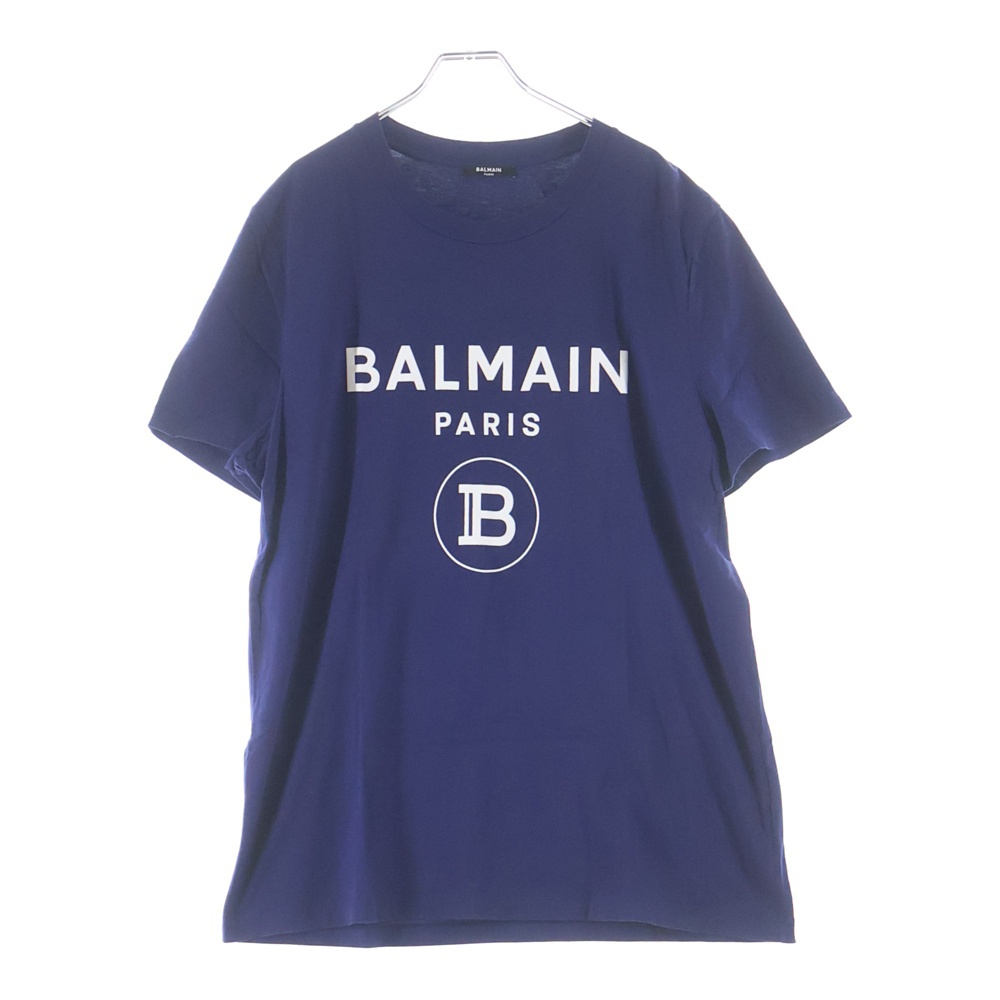 フェルトロゴ 半袖Tシャツ ネイビー Aランク