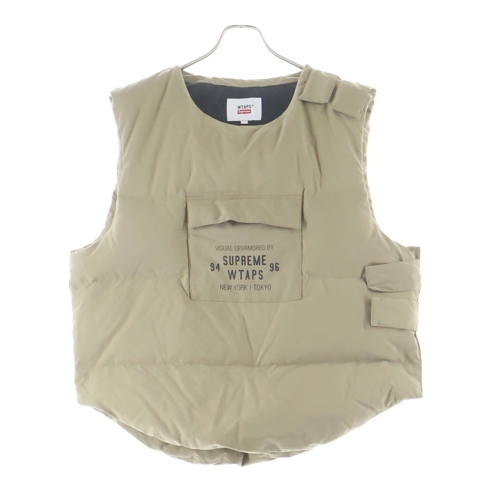 21AW ×WTAPS Tactical Down Vest ダブルタップス タクティカル ダウンベスト ブラウン Bランク