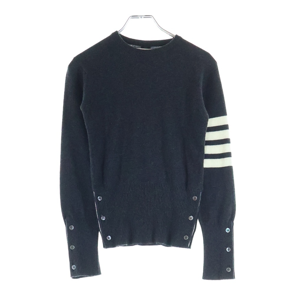 4Bar Cashmere Knit Sweater カシミヤ クルーネックニットセーター レディース グレー FKA001A00011 Aランク