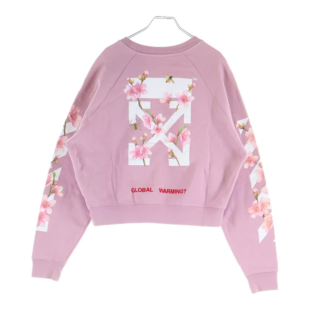 17AW Cherry Blossom Sweatshirt 桜 クルーネックスウェットトレーナー ピンク OWBA026E17003050 Aランク
