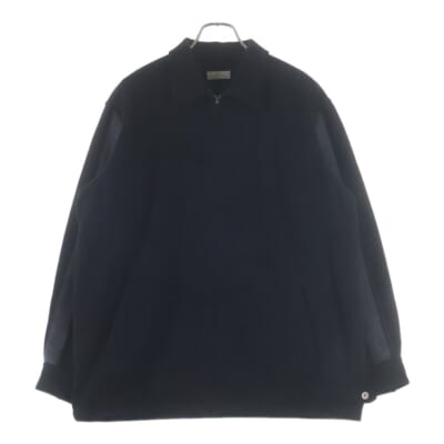 90s Archive Wool Zip Shirt アーカイブ ウールジップ シャツ ブラック HB-080030 Bランク