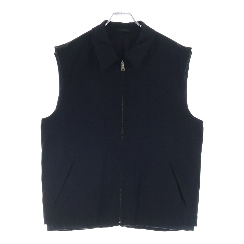 94AW archive 縮絨期 ウール 中綿 ジップアップベスト リバーシブル PJ-040850 ブラック Bランク