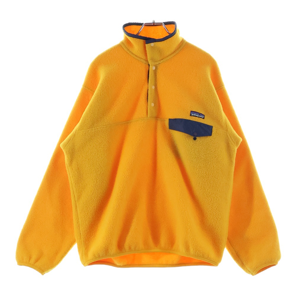 00s VINTAGE Synchilla Snap-T シンチラスナップT フリース プルオーバー イエロー 25450 Bランク