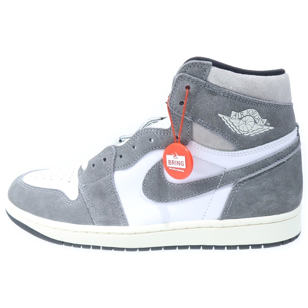 AIR JORDAN 1 RETRO HIGH OG BLACK AND SMOKE GREY DZ5485-051 エアジョーダン ブラックアンドスモークグレー ハイカットスニーカー US10/28cm Sランク
