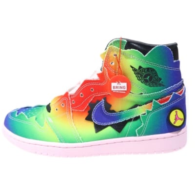 ×J Balvin Air Jordan 1 High OG J・バルヴィン エアジョーダン1 ハイ OG ハイカットスニーカー US10/28cm レインボー DC3481-900 Sランク