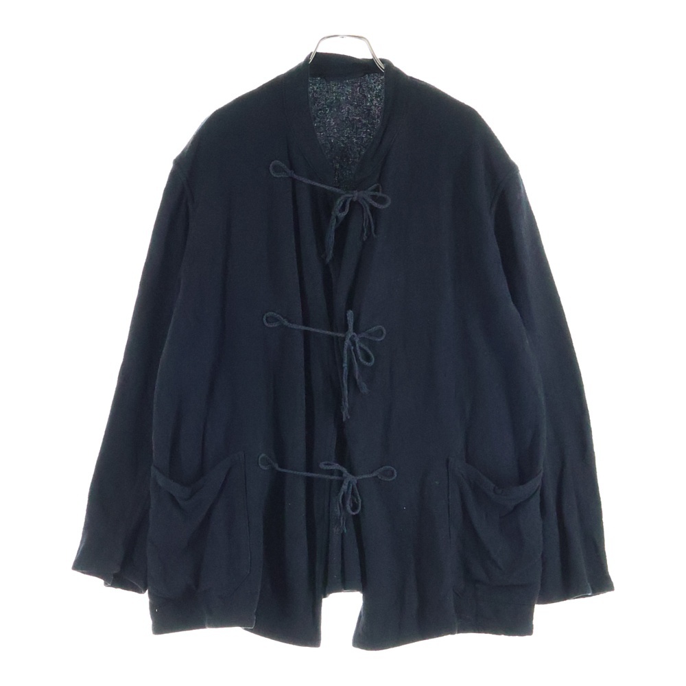 23SS シルクネックピエラジャケット カーディガン X01-01024 ブラック Bランク