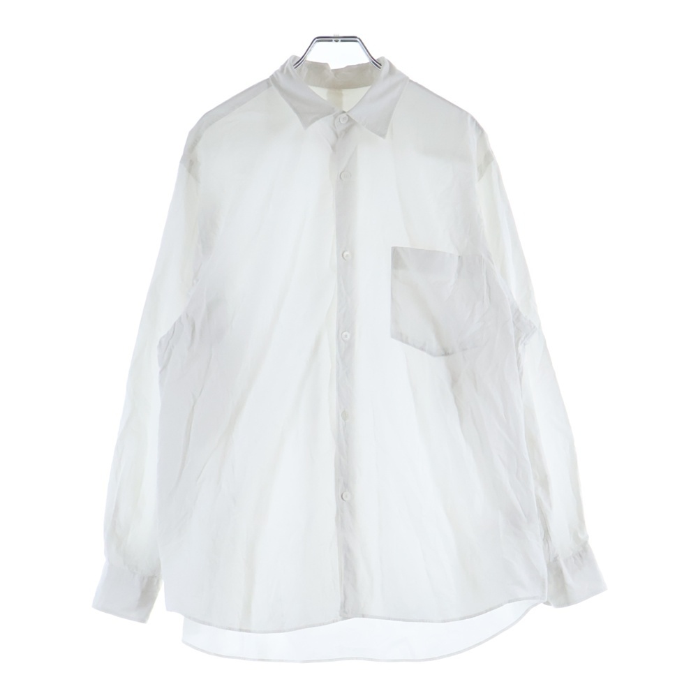 22AW コモリシャツ 長袖シャツ ホワイト U03-02001 Bランク
