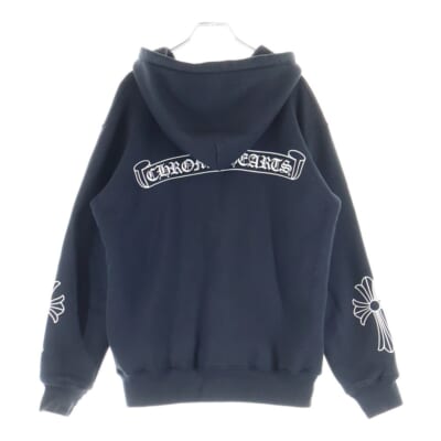 OLD THRML ZIP HD オールド プリントロゴ サーマルジップパーカー ブラック Bランク