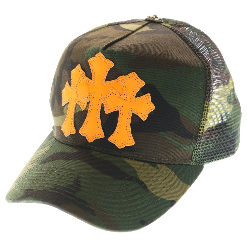 OLD 3セメタリーパッチ トラッカーキャップ カモ柄 帽子 マルチカラー Bランク